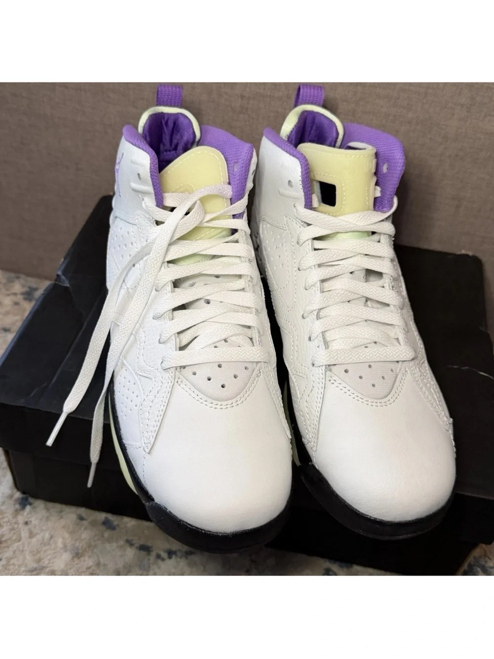 Nike Jordan MVP GS Size 6Y Shoes Raspberry White Black Purple NIB DZ5577 109